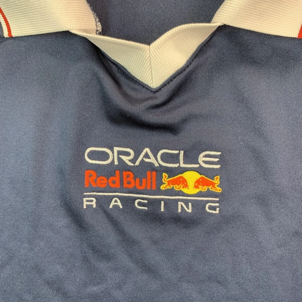 Oracle Red Bull Racing Shirt Mens S Multi Color F1 Racing Hollister Johnny‎ Polo